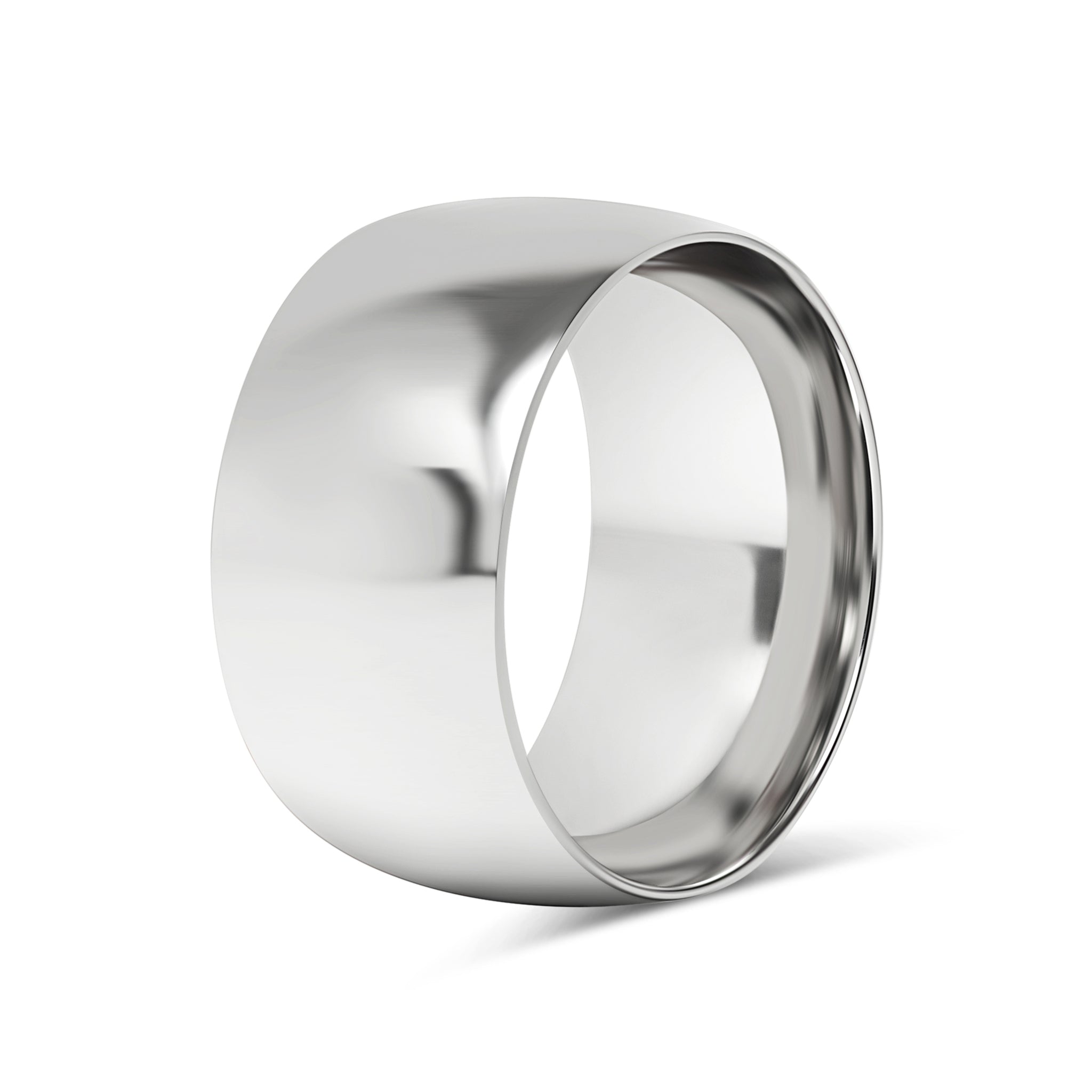 Highly Polished Stainless Steel Blank Ring 7mm - 11mm