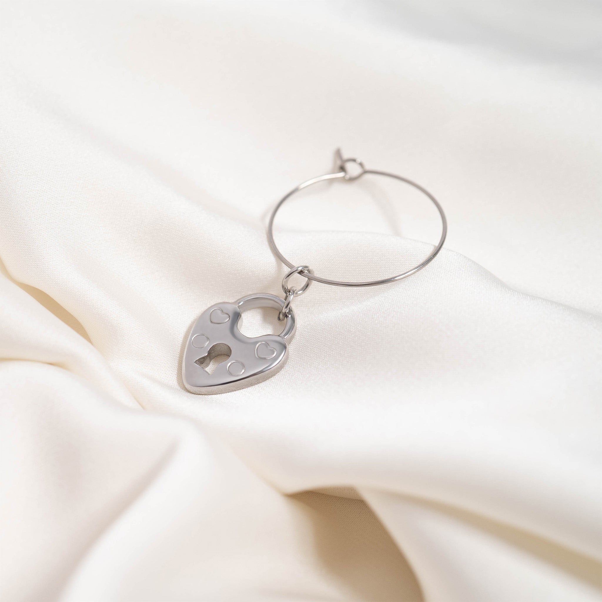 18K Gold PVD Stainless Steel Wire Hoop Earrings