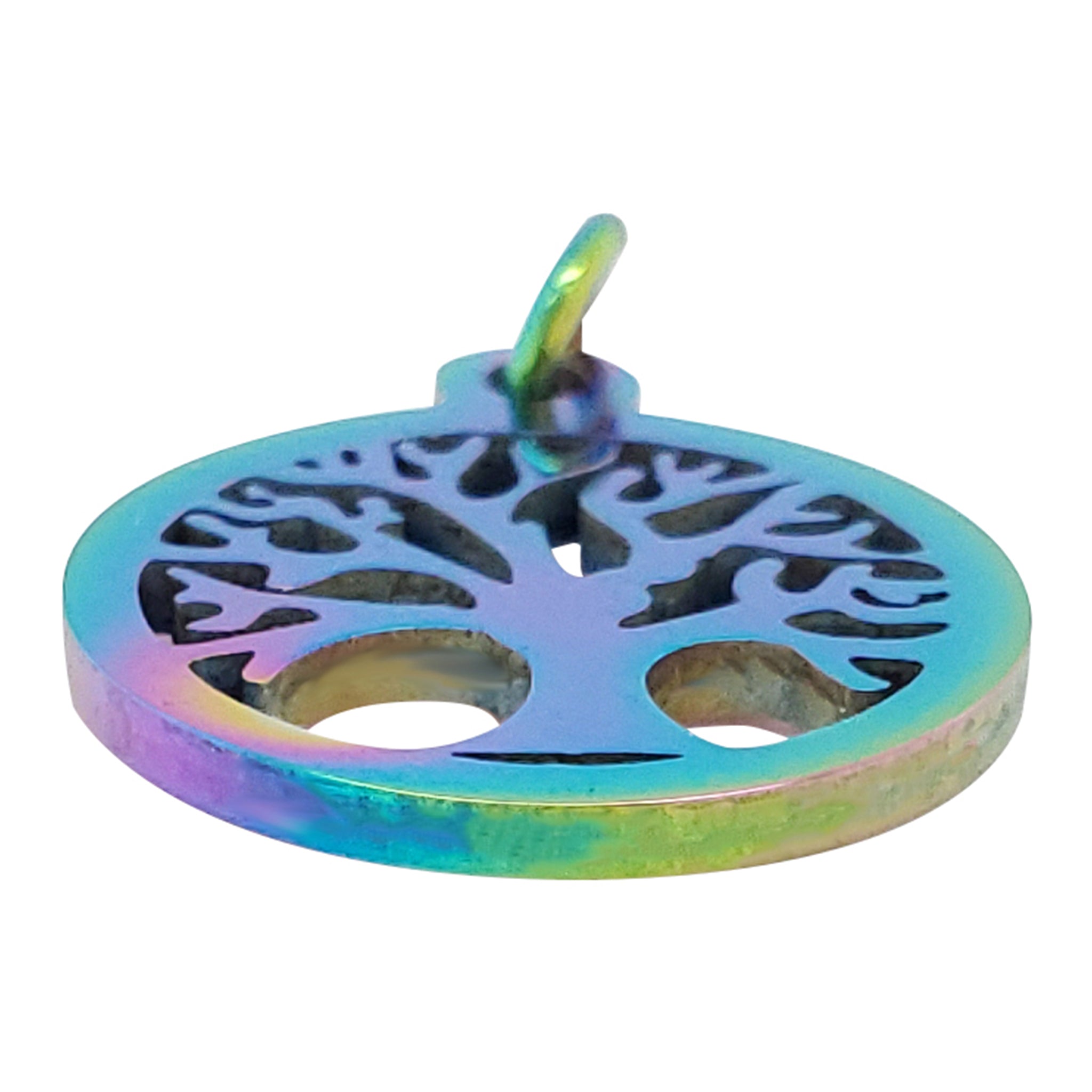 18K Gold PVD Coated Stainless Steel Tree of Life Charm