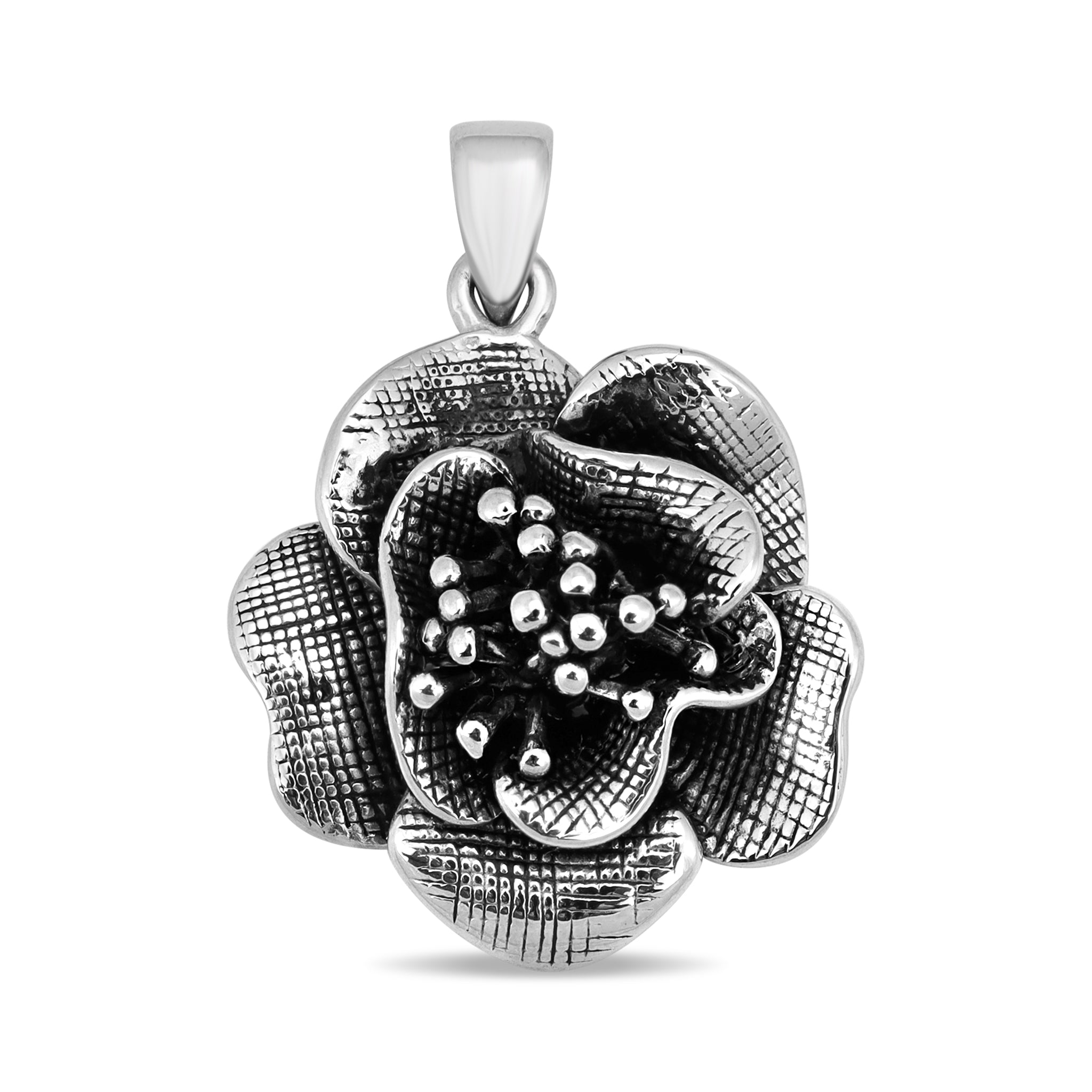 Flower Stainless Steel Pendant
