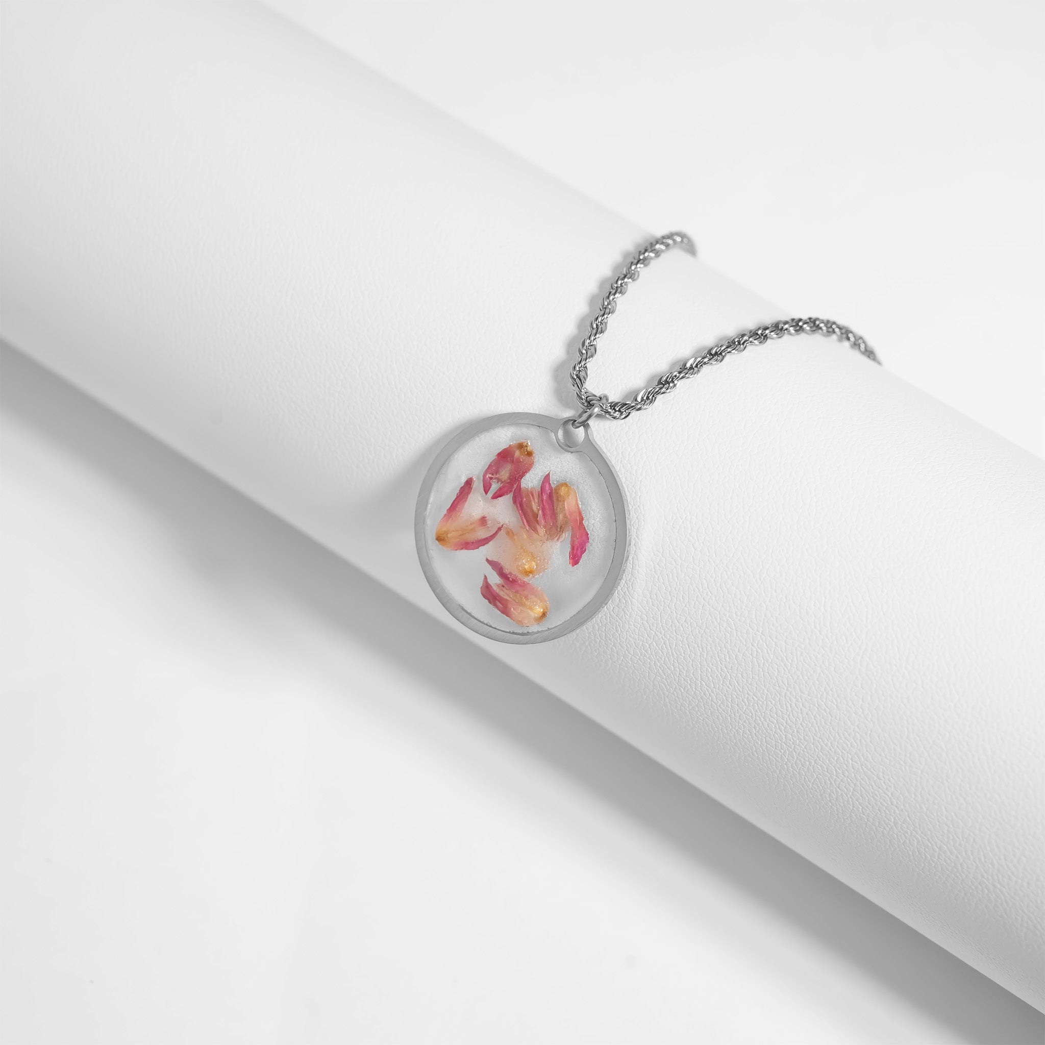 Stainless Steel Open Back Circle Bezel Pendant