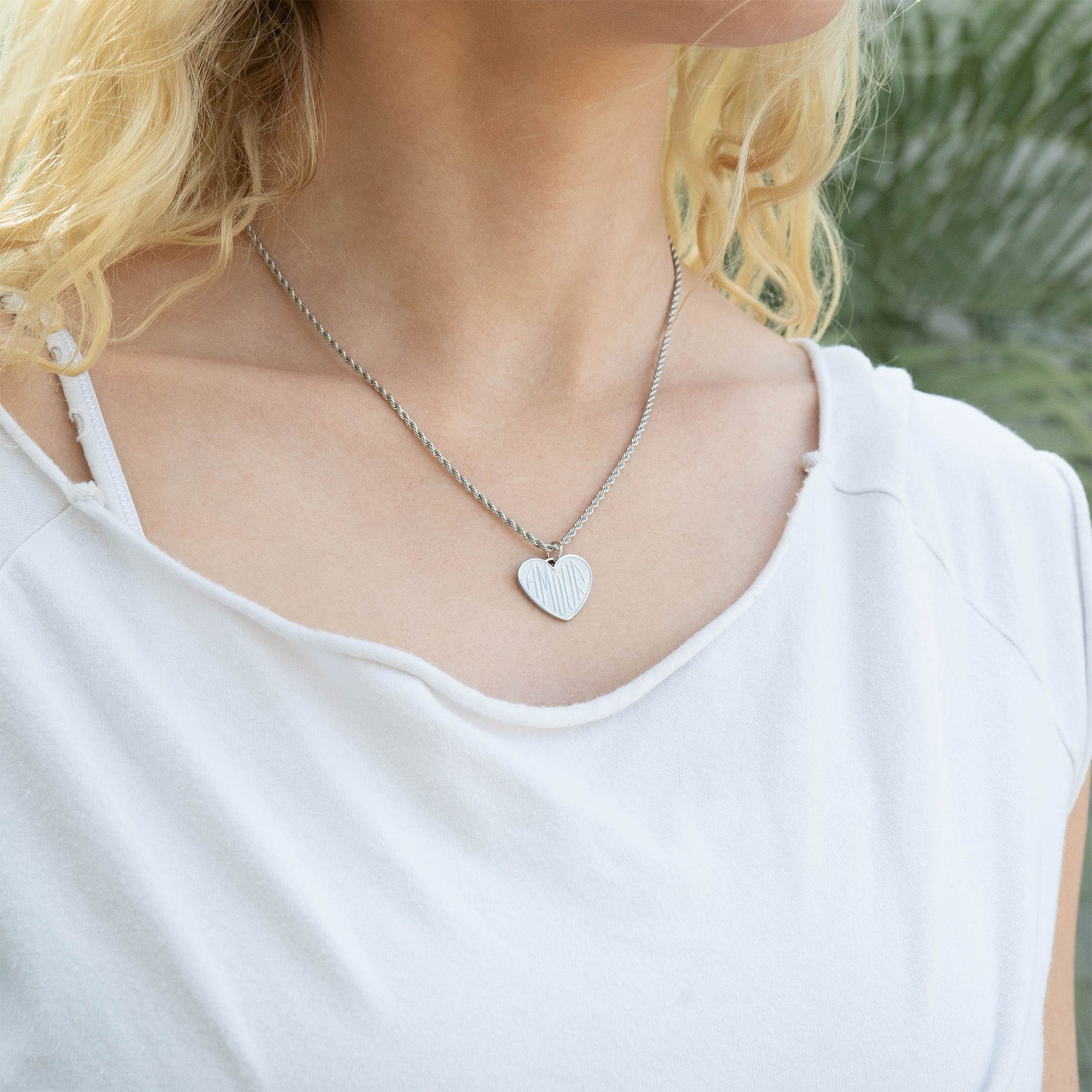 18K Gold PVD Stainless Steel Heart Amour Charm