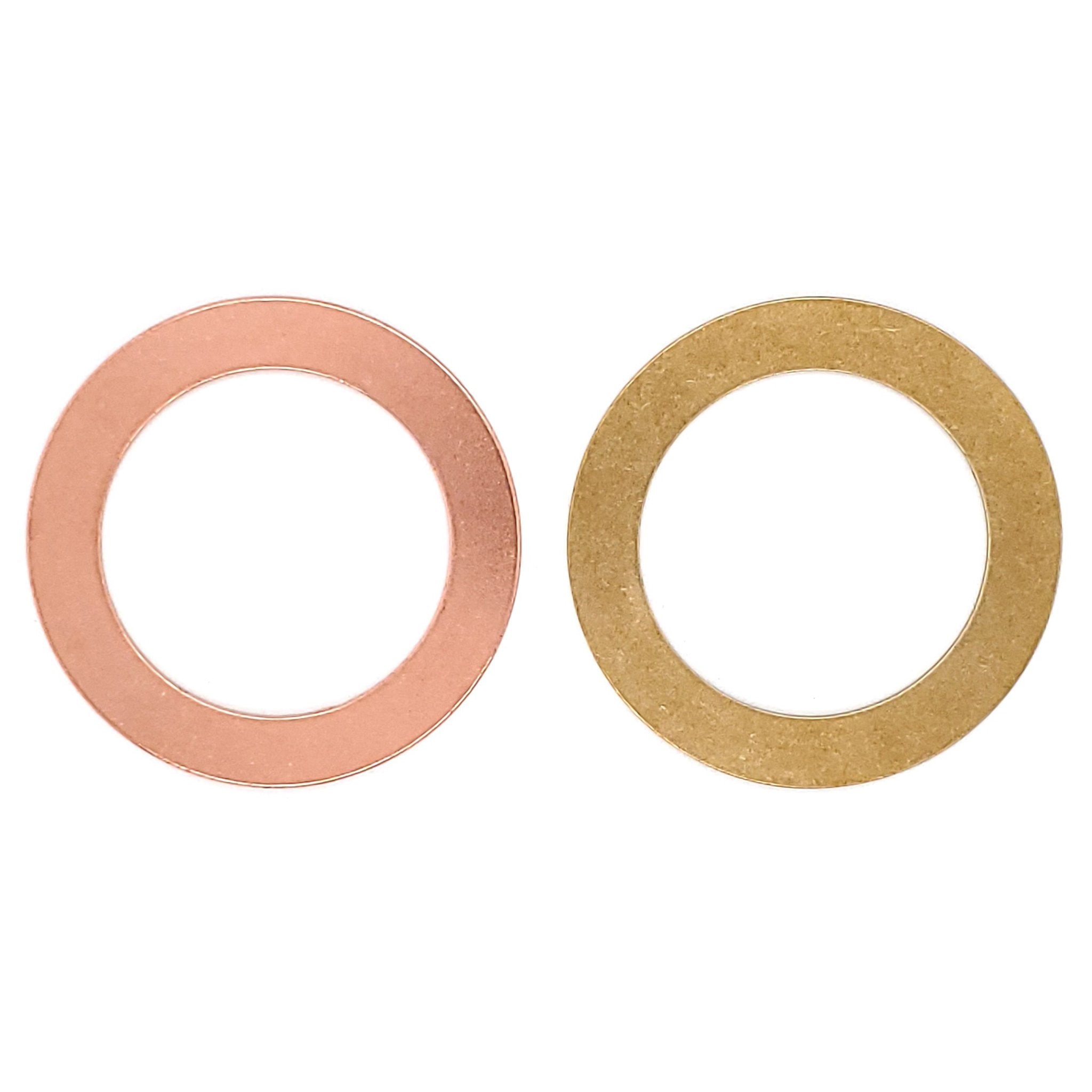 Brass Blank Washer Pendant