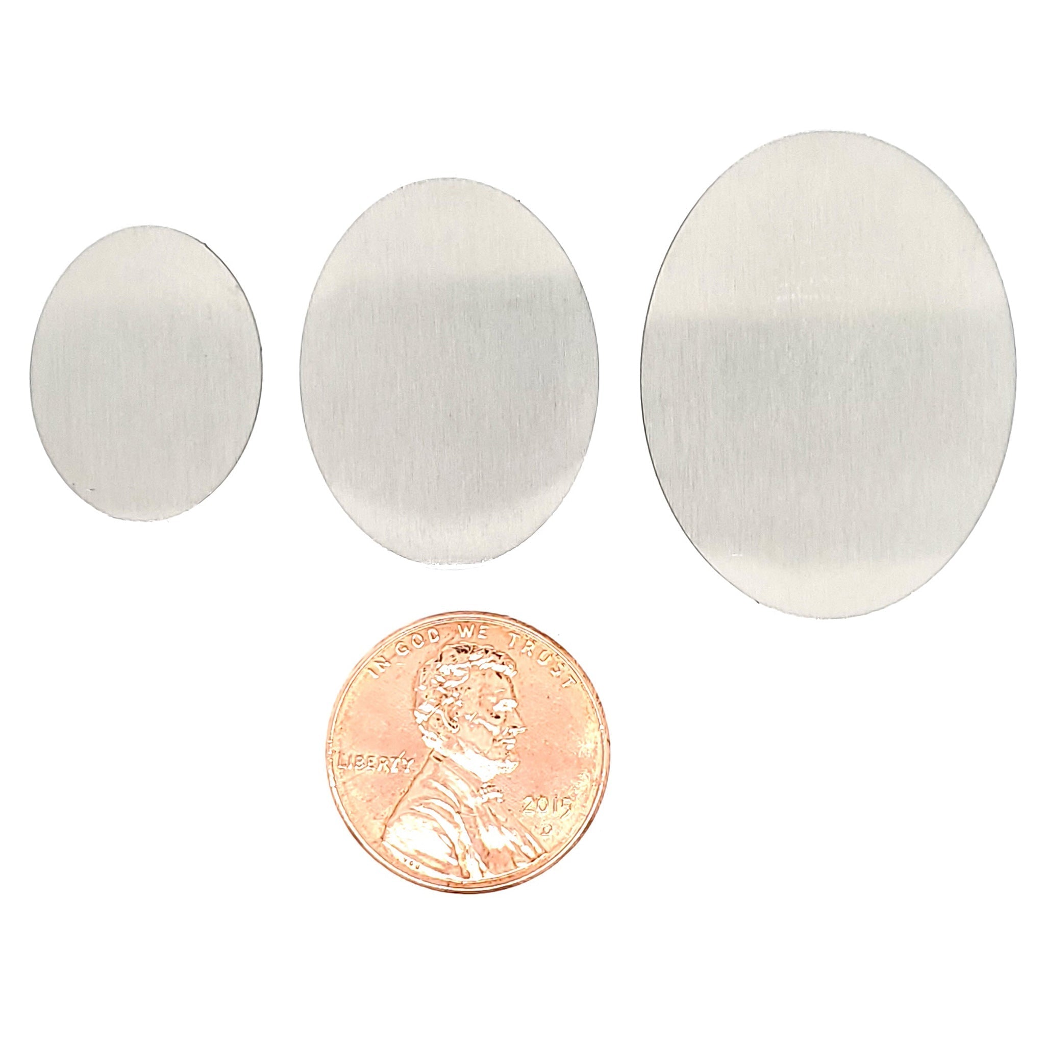 Stainless Steel Blank Oval Pendant