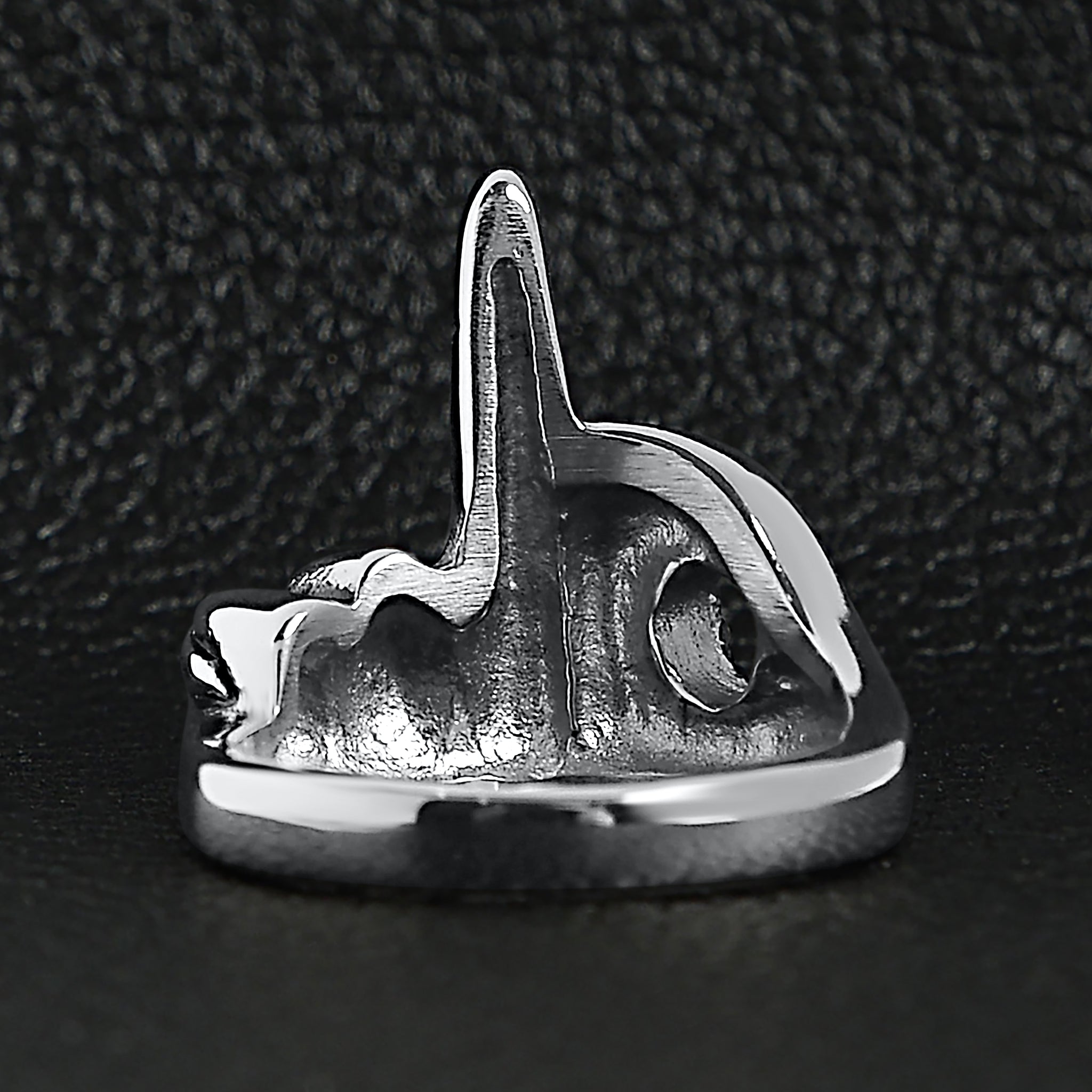 Stainless Steel Polished Middle Finger Ring