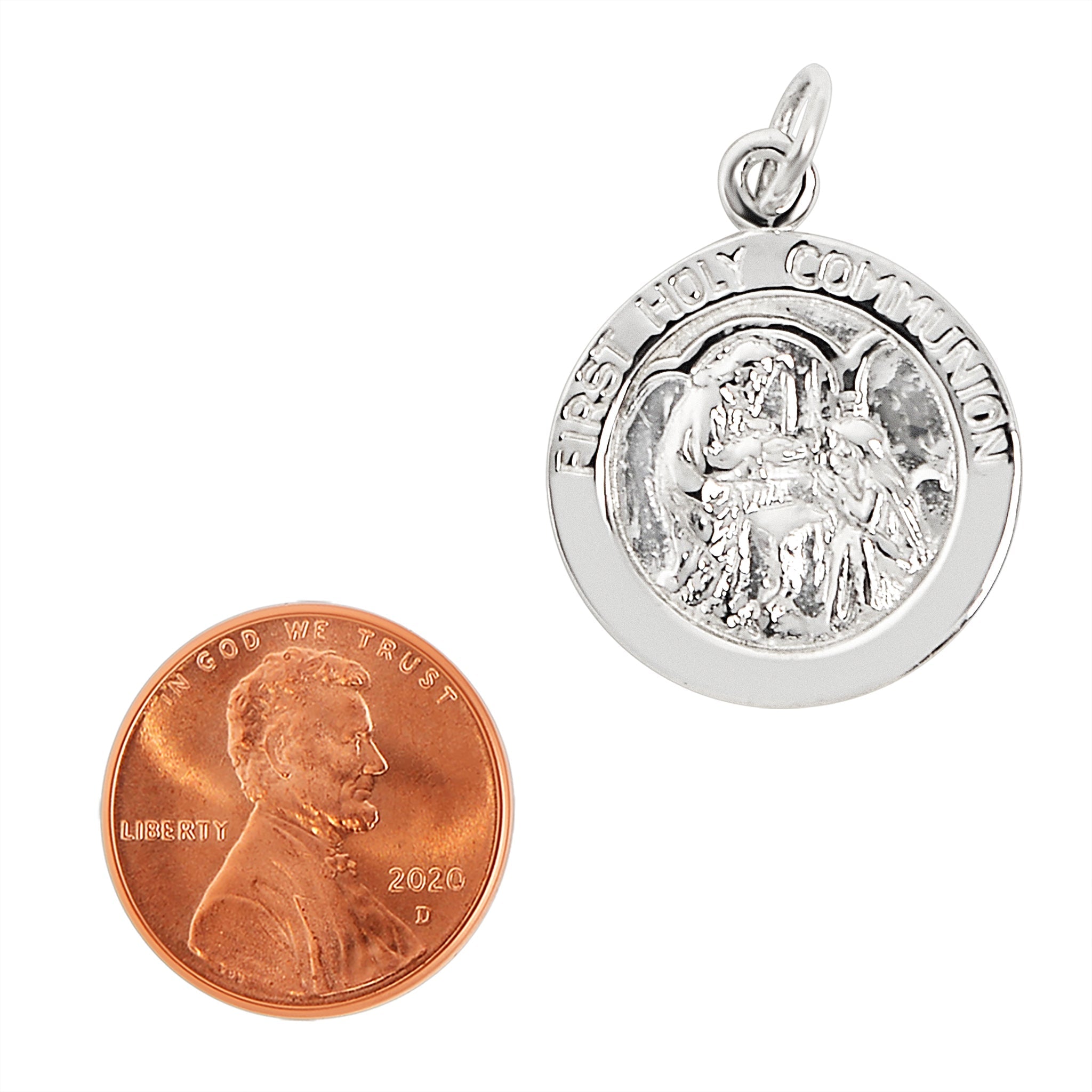 Sterling Silver "First Holy Communion" Pendant