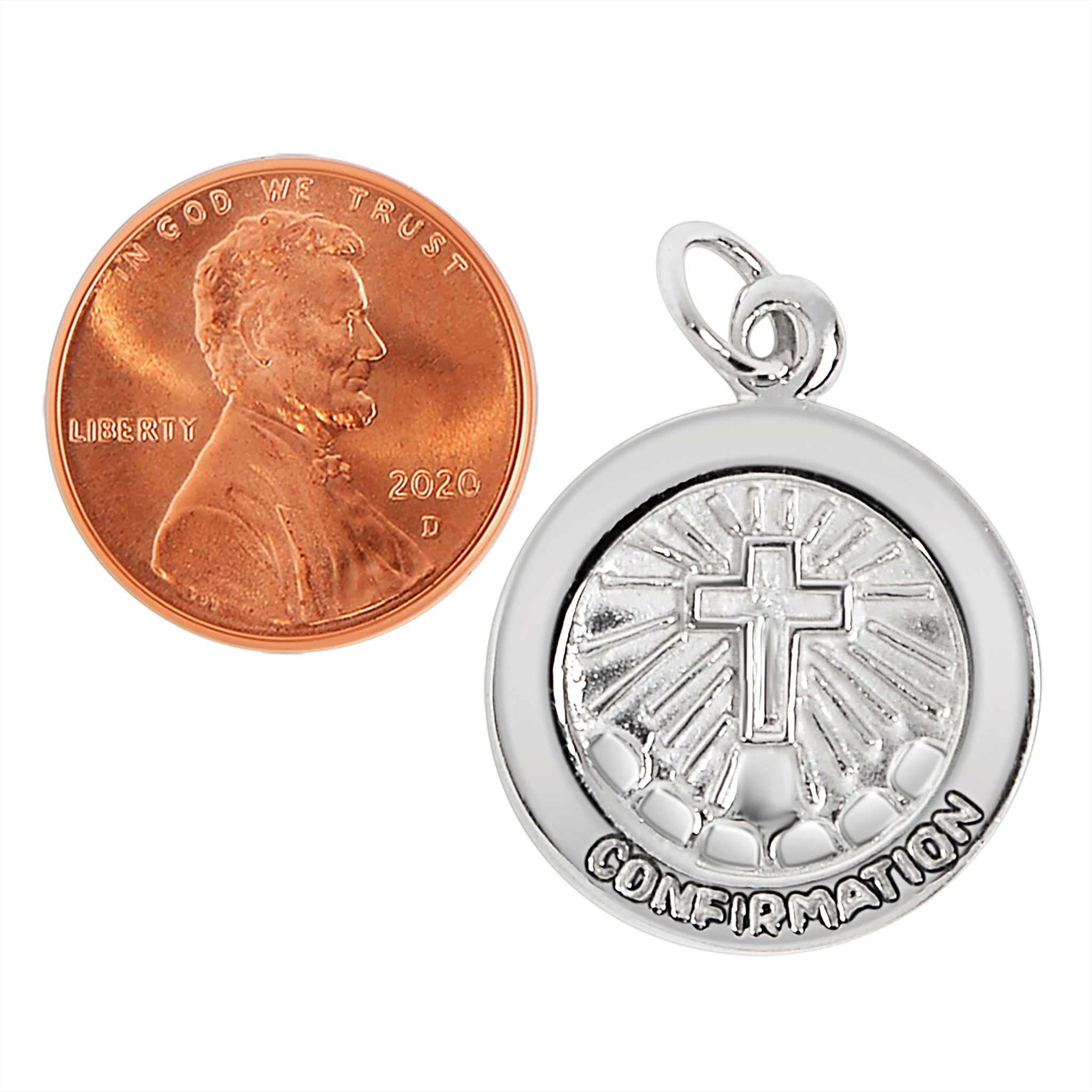 Sterling Silver "Confirmation" Cross Pendant