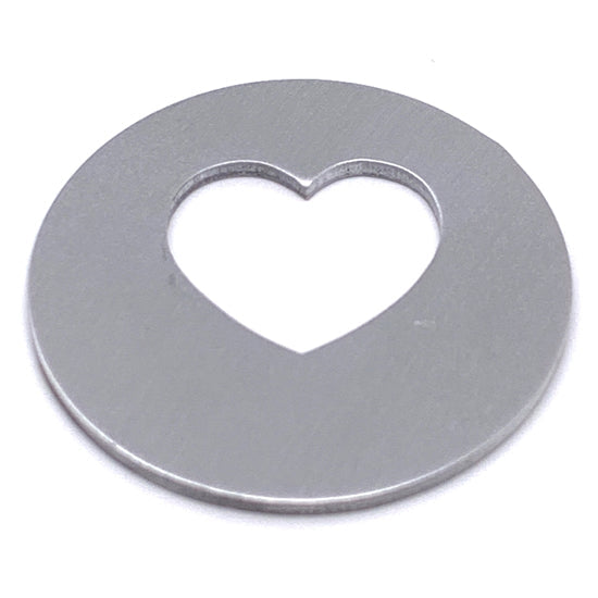 Blank Aluminum Cutout Heart