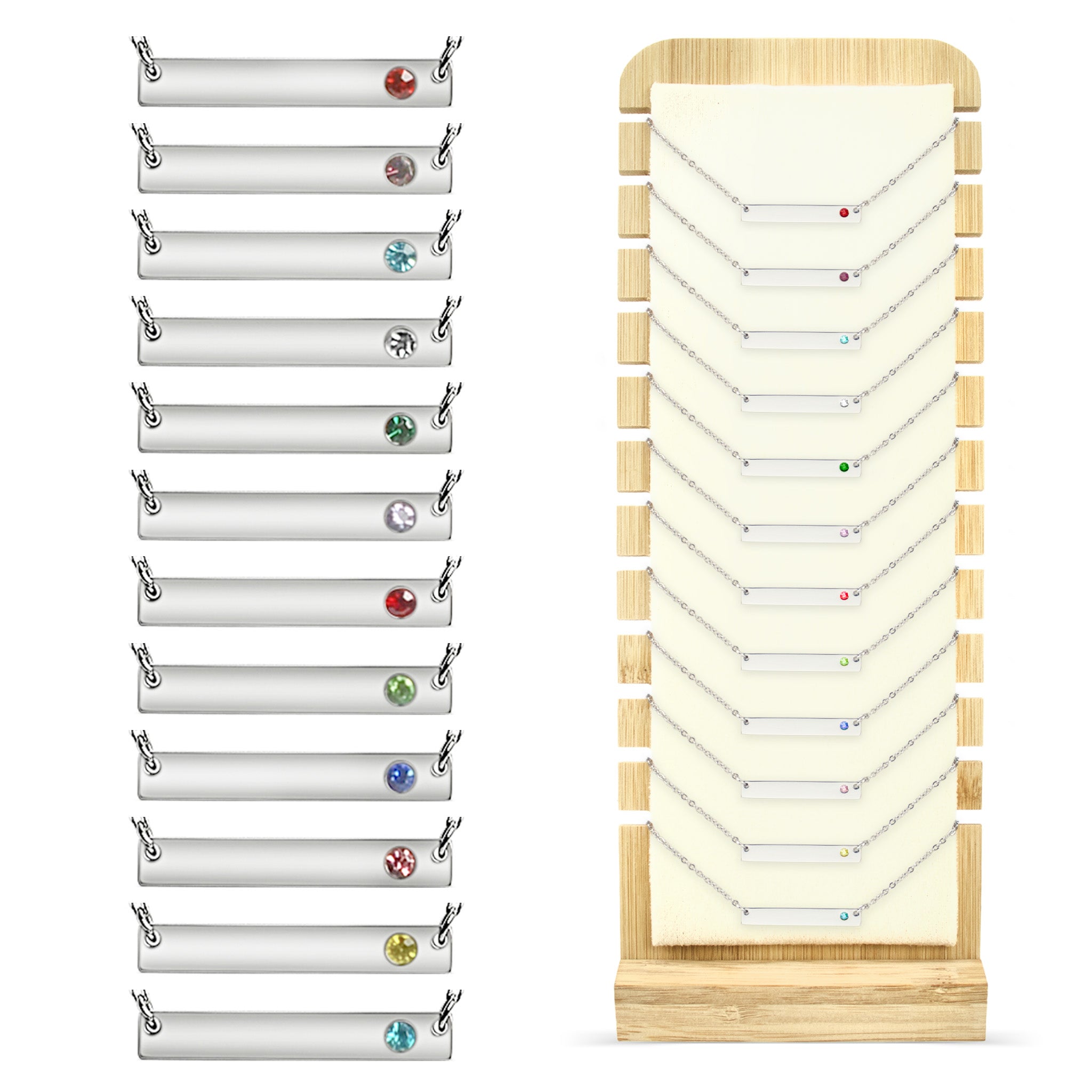 12 Unit Necklace/Bracelet Jewelry Display