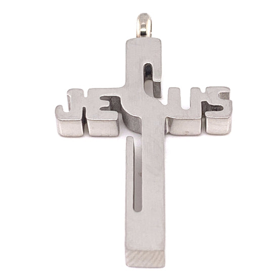 Stainless Steel Jesus Cross Pendant