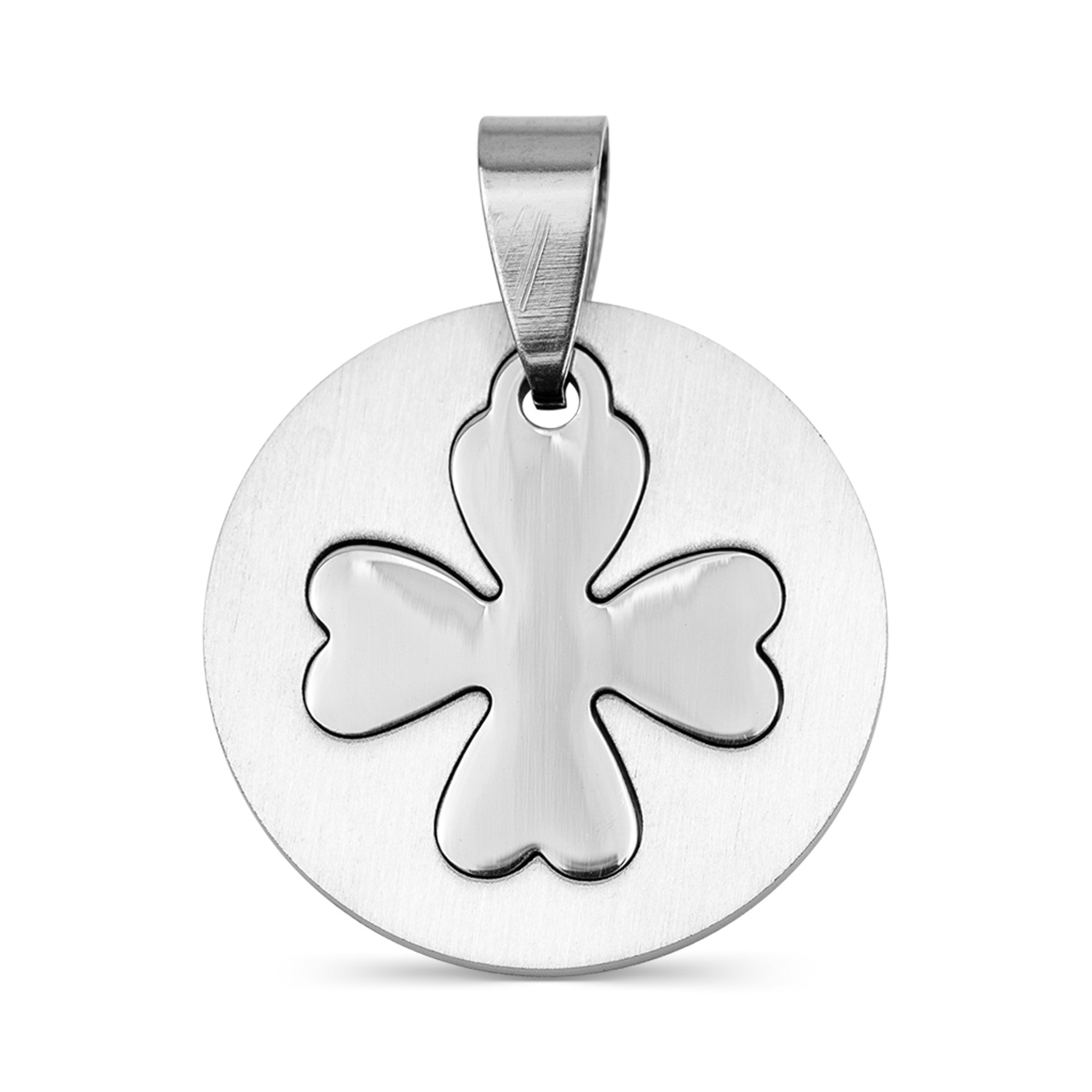 Four Leaf Clover Stainless Steel Pendant