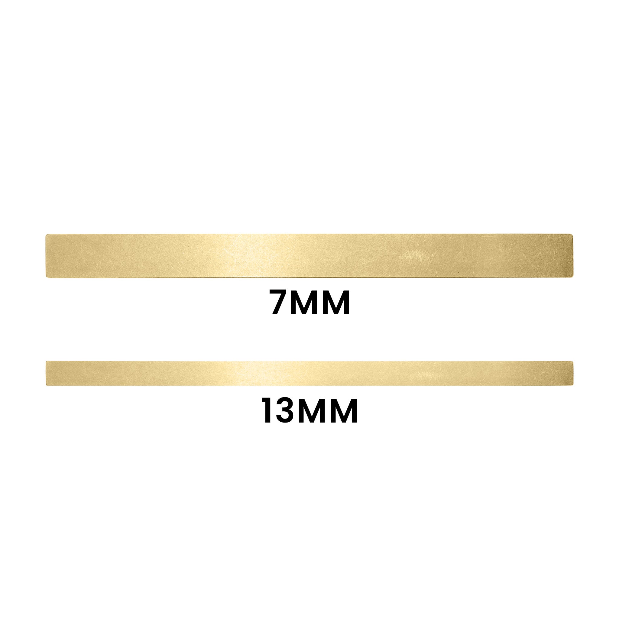 Brass Blank Squared Cuff Bracelet