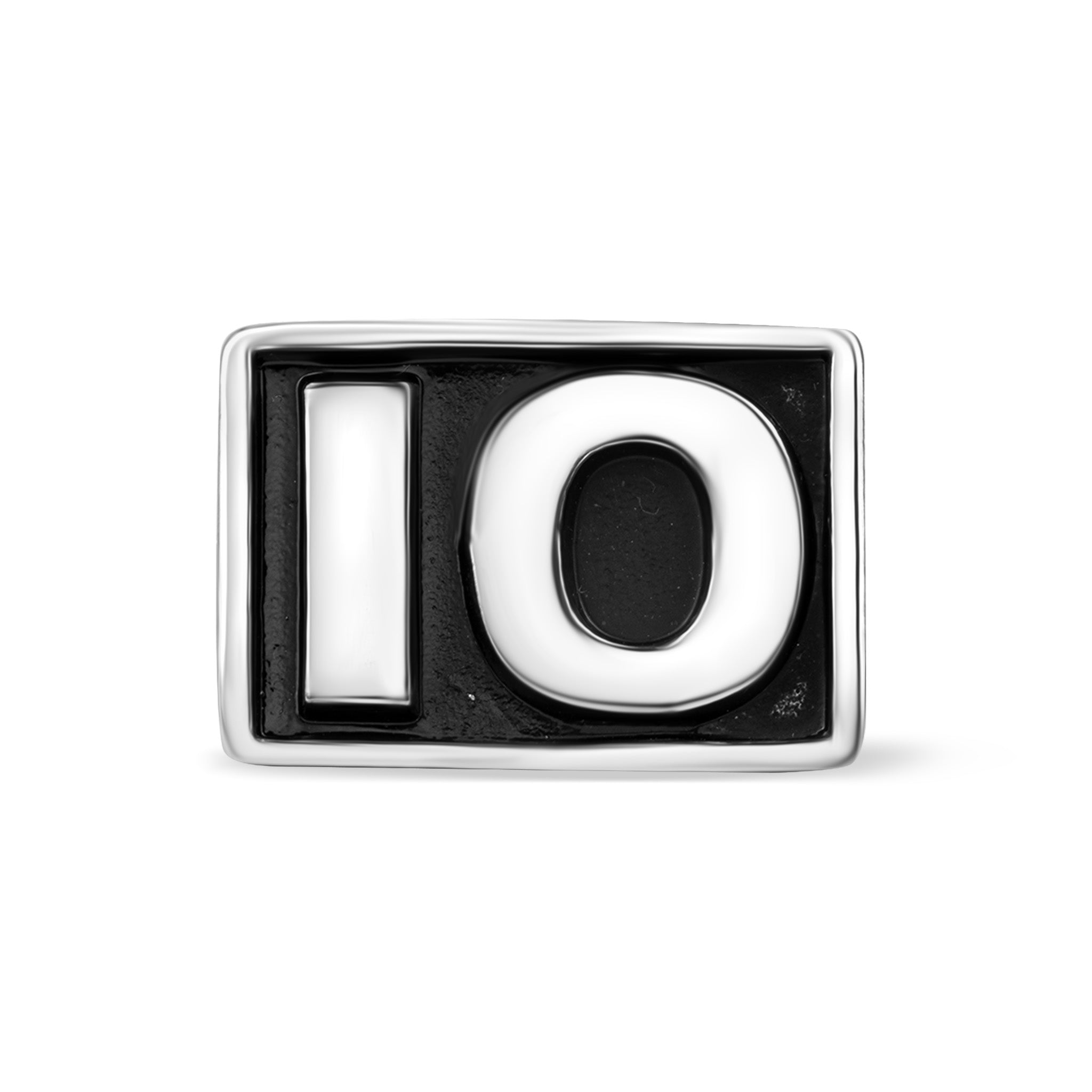 Stainless Steel Iron Order "IO" Insignia Signet Ring
