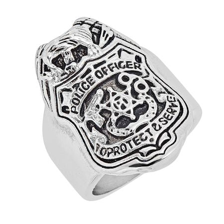 Police officer Stainless Steel Ring