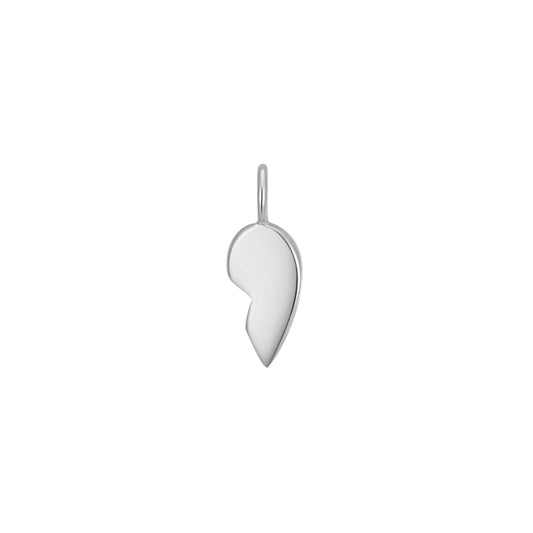 Permanent Jewelry Right Side .925 Sterling Silver Broken Heart Charm