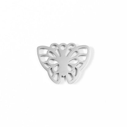 18K Gold PVD Stainless Steel Butterfly Charm