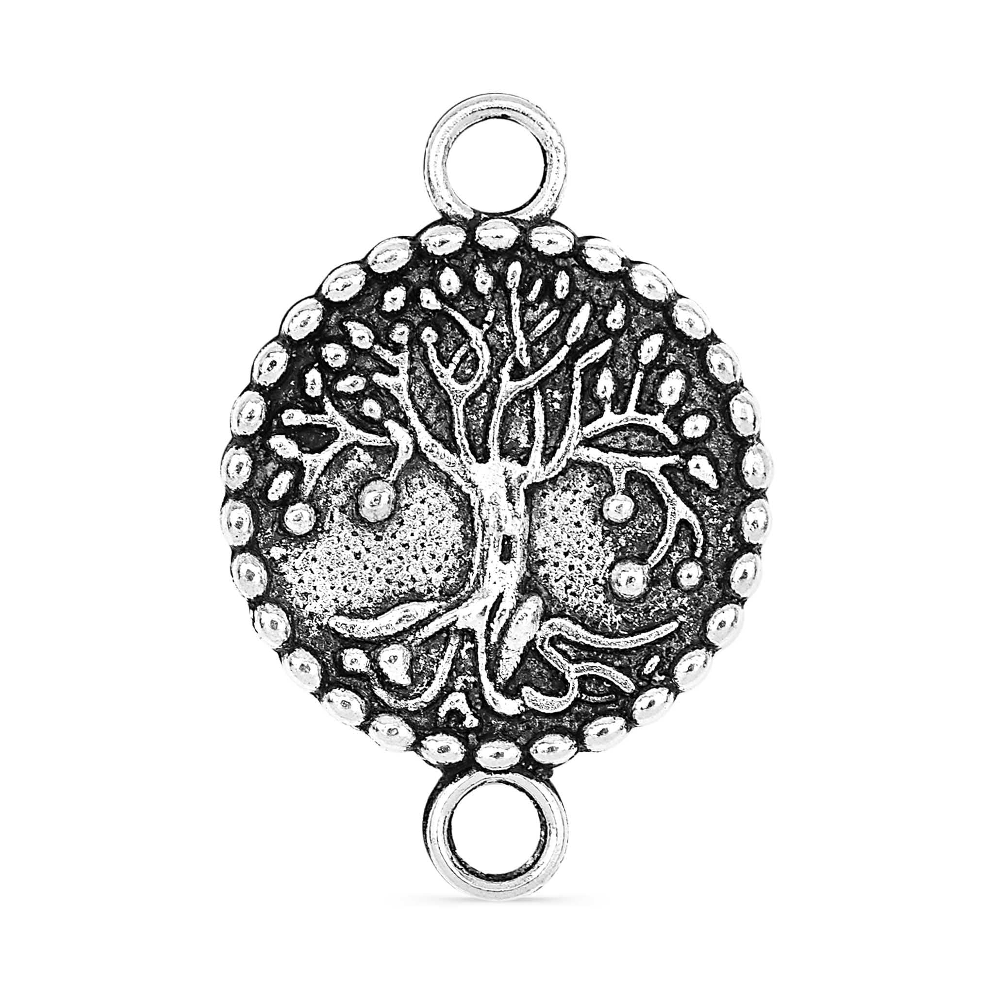 Round Tree of Life Charm