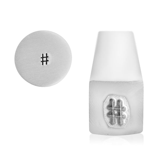 Number Sign Design Stamp