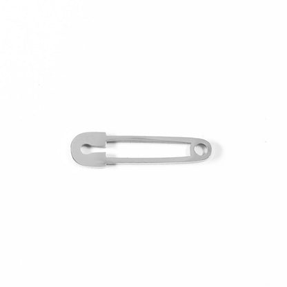 18K Gold PVD Stainless Steel Safety Pin Charm