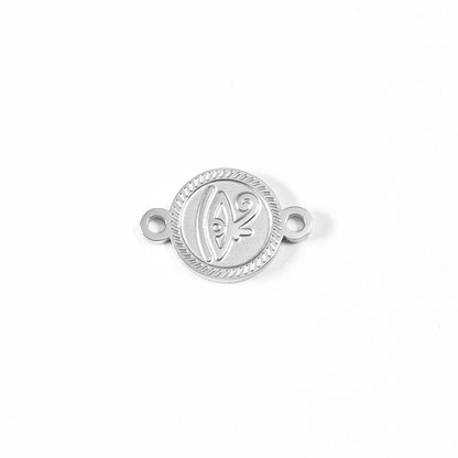 18K Gold PVD Stainless Steel Eye of Horus Connector Charm