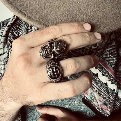 Detailed Skull Stainless Steel Ring
