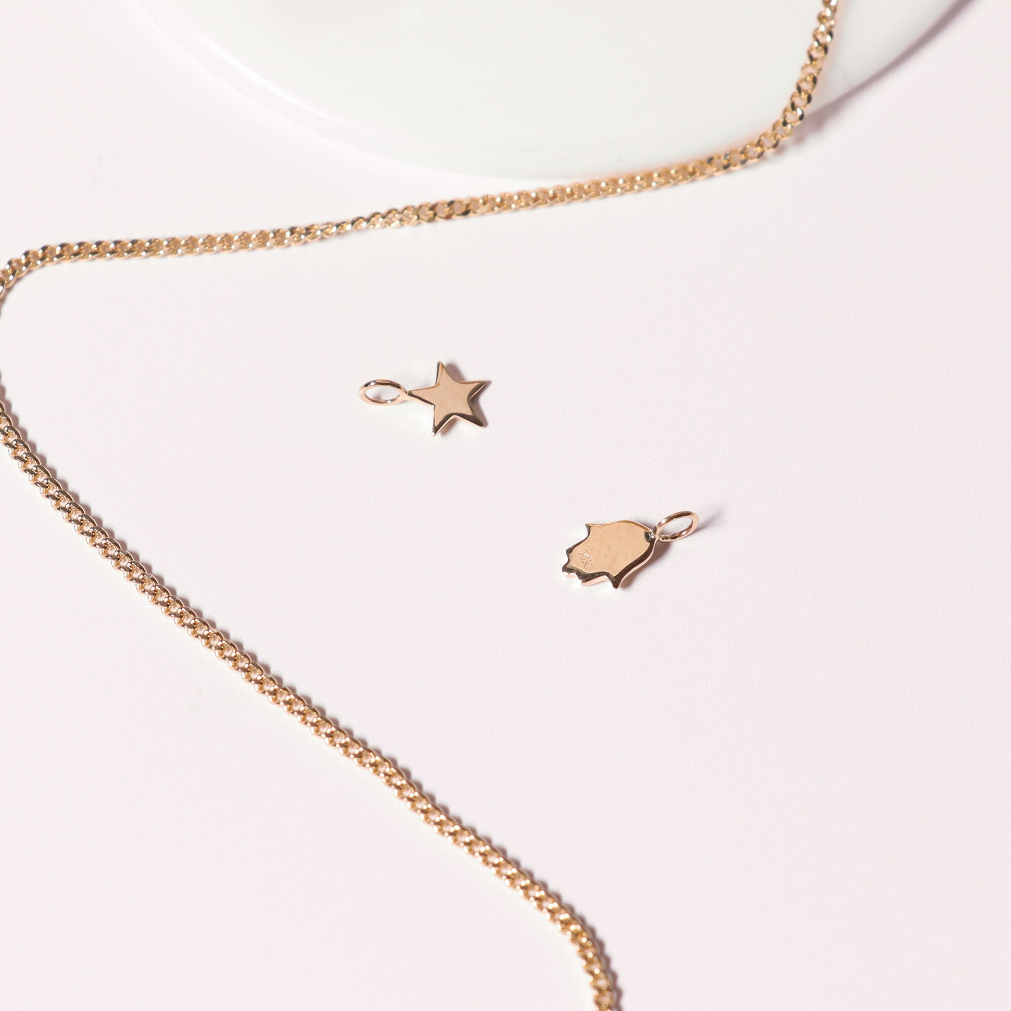 Permanent Jewelry 14K Solid Gold Star Charm