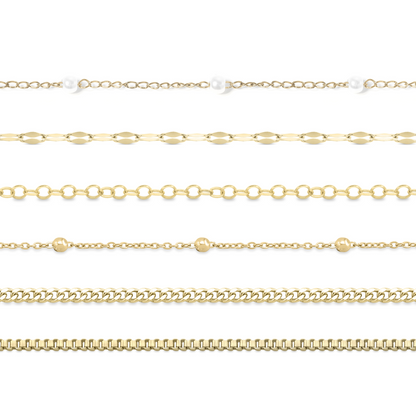 Permanent Jewelry Chain Kit - 18K Gold PVD Stainless Steel