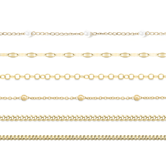 Permanent Jewelry Chain Kit - 18K Gold PVD Stainless Steel