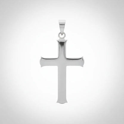 18K Gold PVD Stainless Steel Cross Pendant