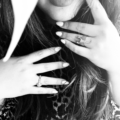 18K Gold PVD Stainless Steel Scorpion Ring