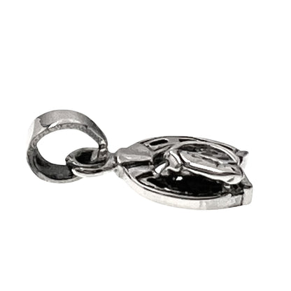 Sterling Silver Horse And Horseshoe Pendant