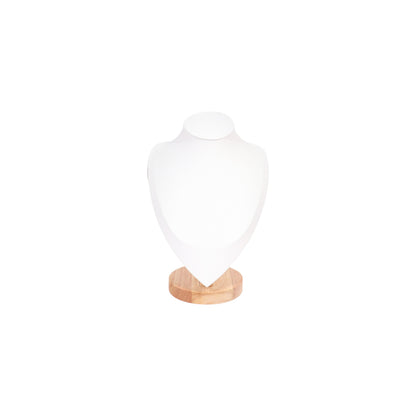Natural Wood & Leather Necklace Display