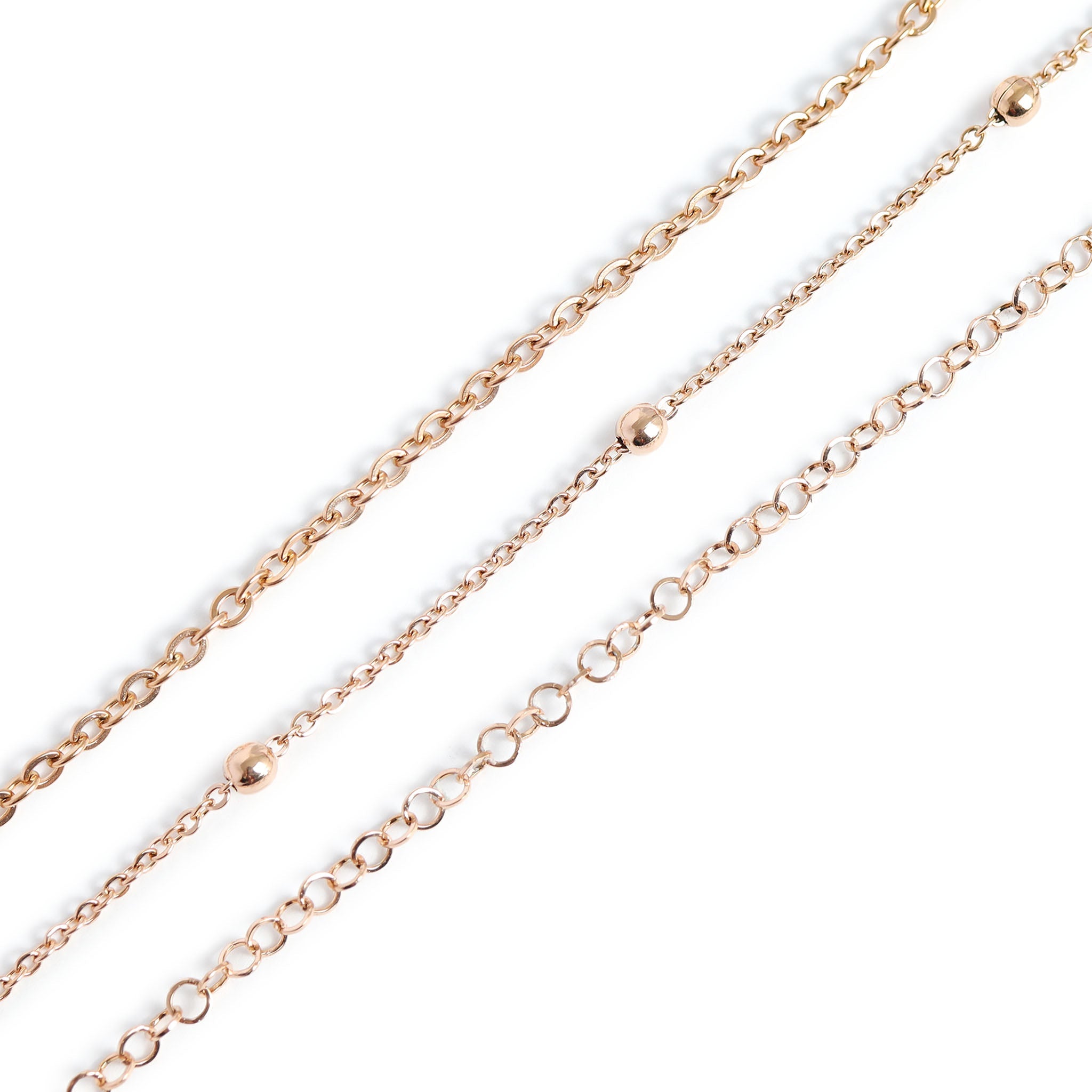 Permanent Jewelry Stainless Steel Chain Starter Kit - 3 Chain Style Pack