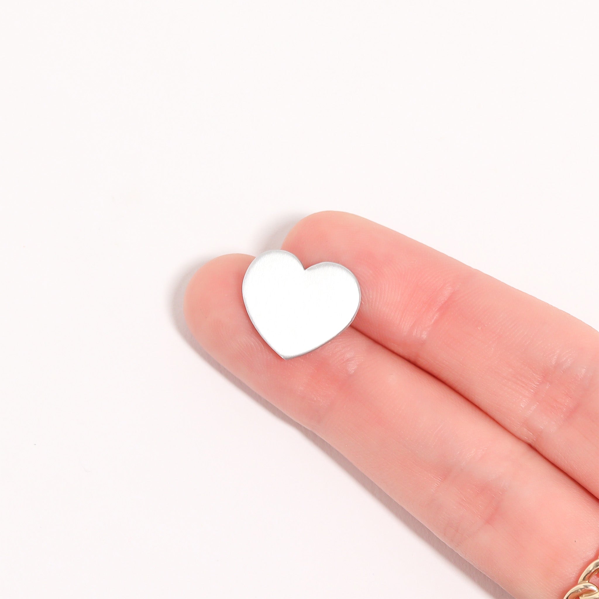 Blank Aluminum Heart