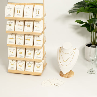 Angel Number Jewelry Display Set