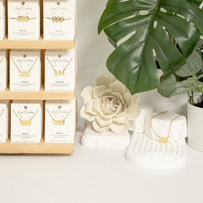 Angel Number Jewelry Display Set