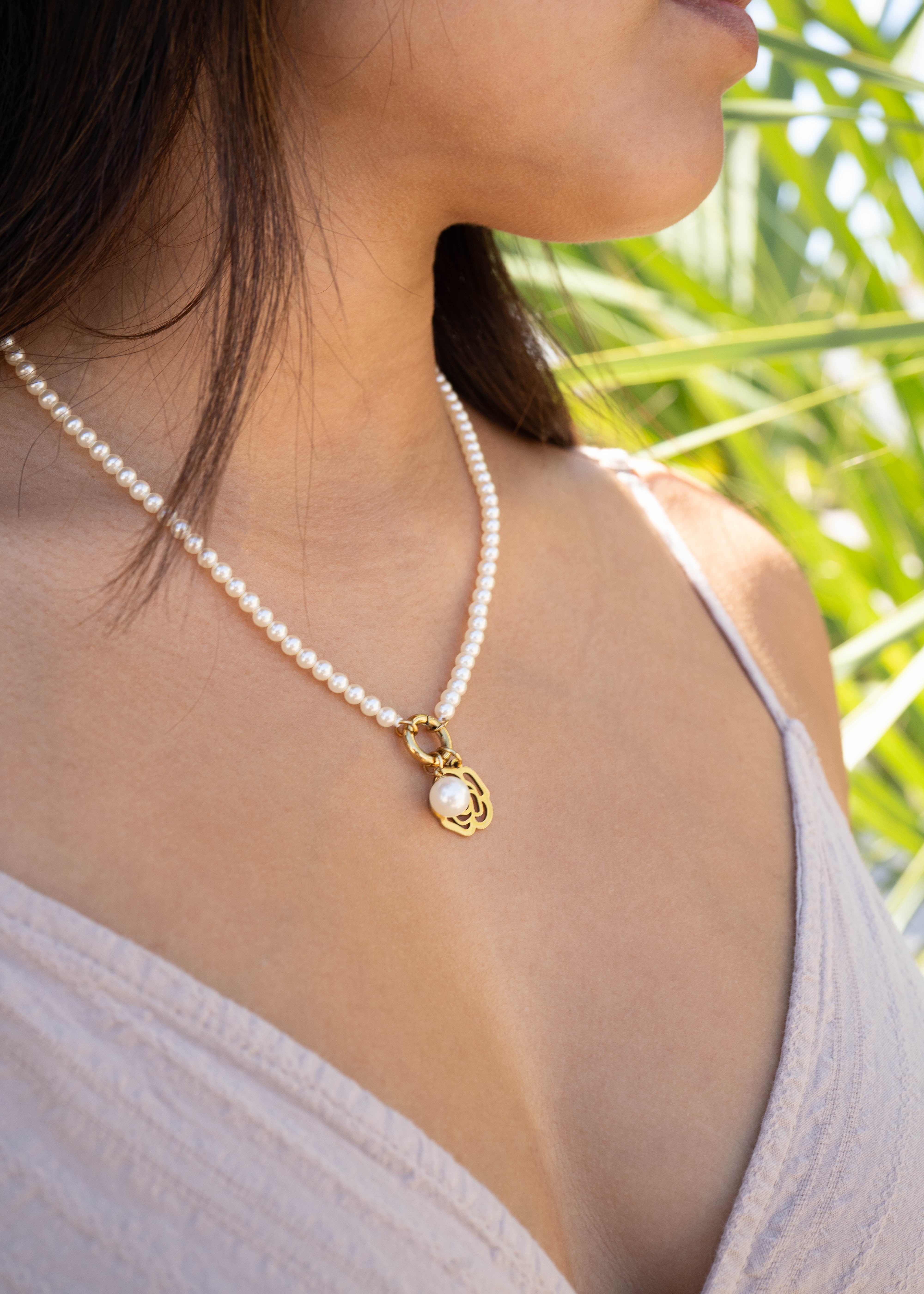 18K Gold PVD Stainless Steel Garden Charm Set