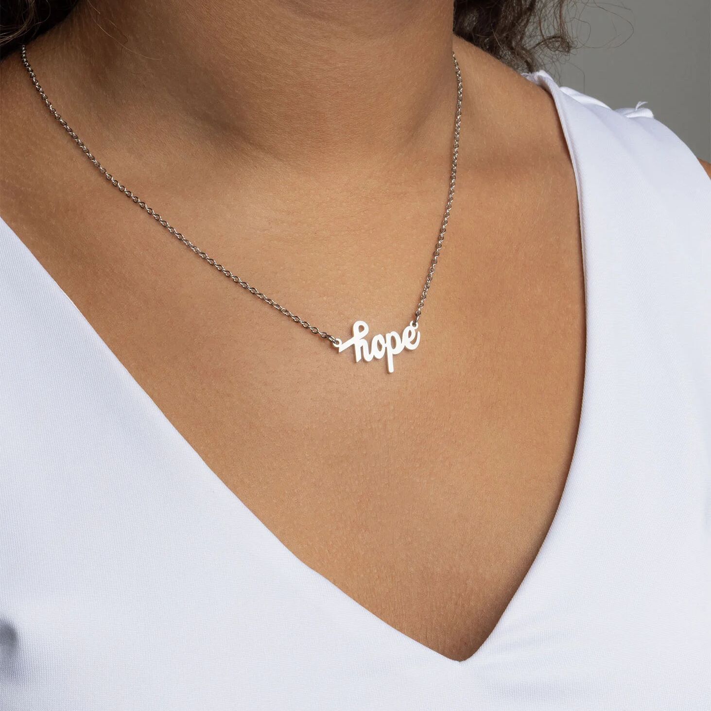 18K Gold PVD Stainless Steel The Hope Necklace Gift Set