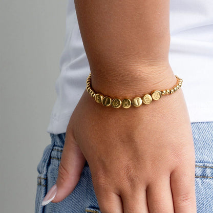 18K Gold PVD Stainless Steel The Fighter Bracelet Gift Set