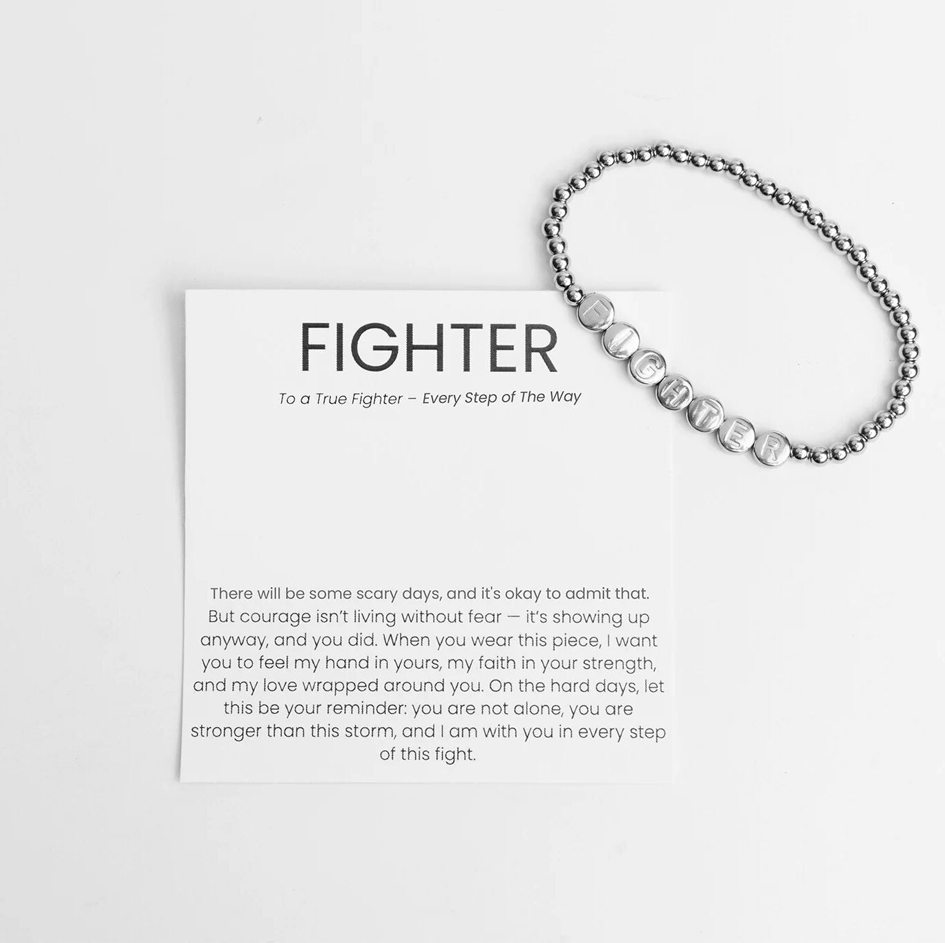 18K Gold PVD Stainless Steel The Fighter Bracelet Gift Set