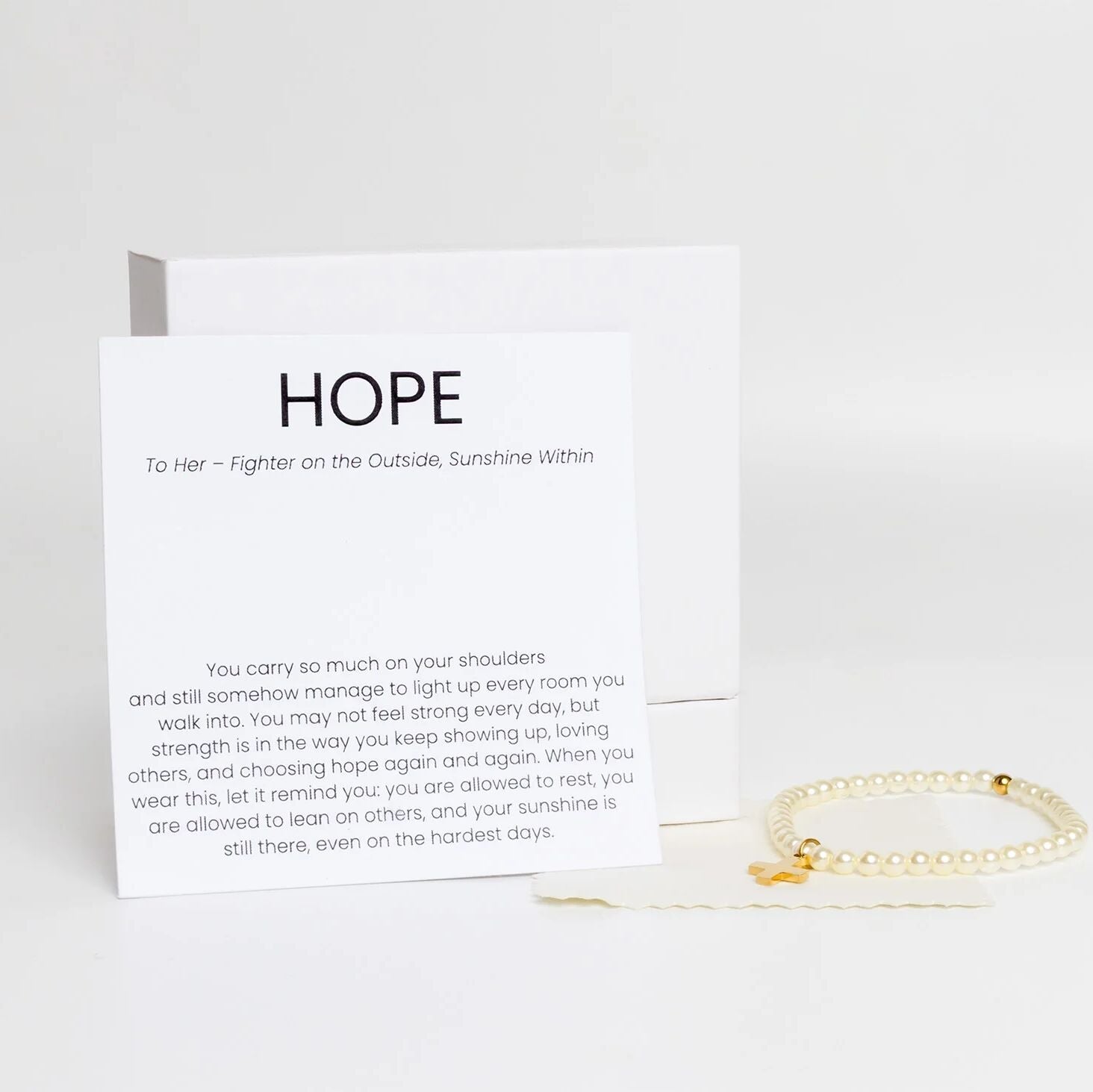 18K Gold PVD Stainless Steel The Cross Bracelet Hope Gift Set