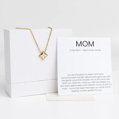 18K Gold PVD Stainless Steel The Star Necklace Mom Gift Set
