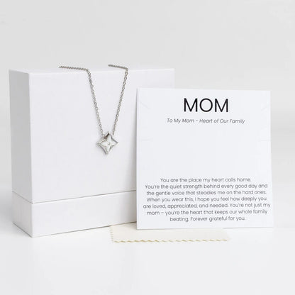 18K Gold PVD Stainless Steel The Star Necklace Mom Gift Set
