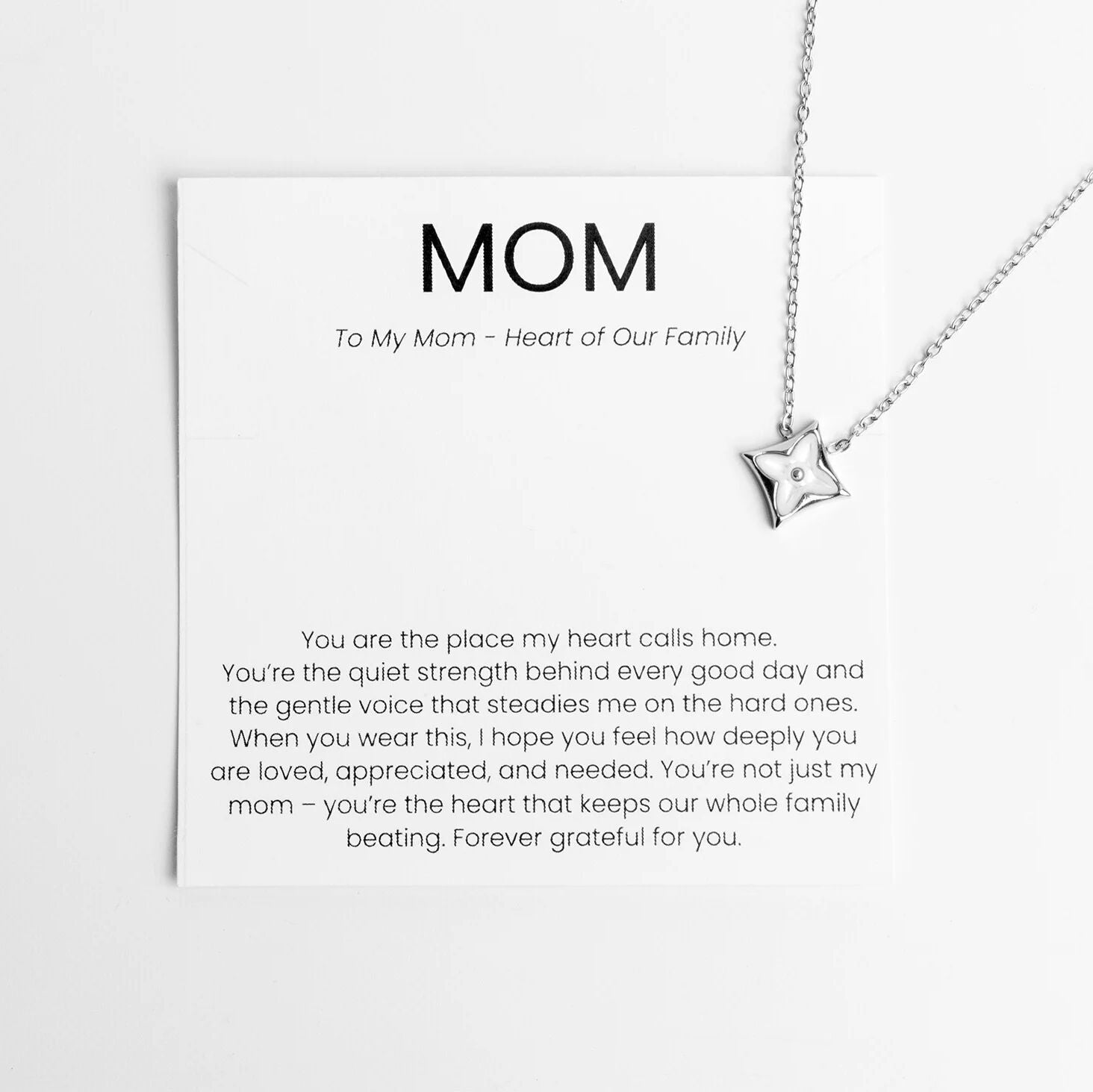18K Gold PVD Stainless Steel The Star Necklace Mom Gift Set