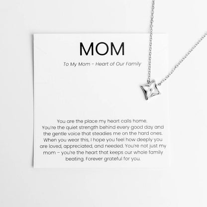 18K Gold PVD Stainless Steel The Star Necklace Mom Gift Set