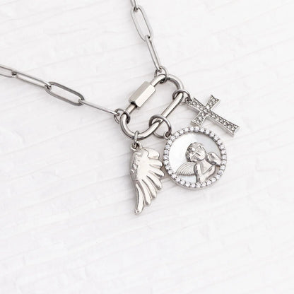18K Gold PVD Stainless Steel Blessings Charm Set