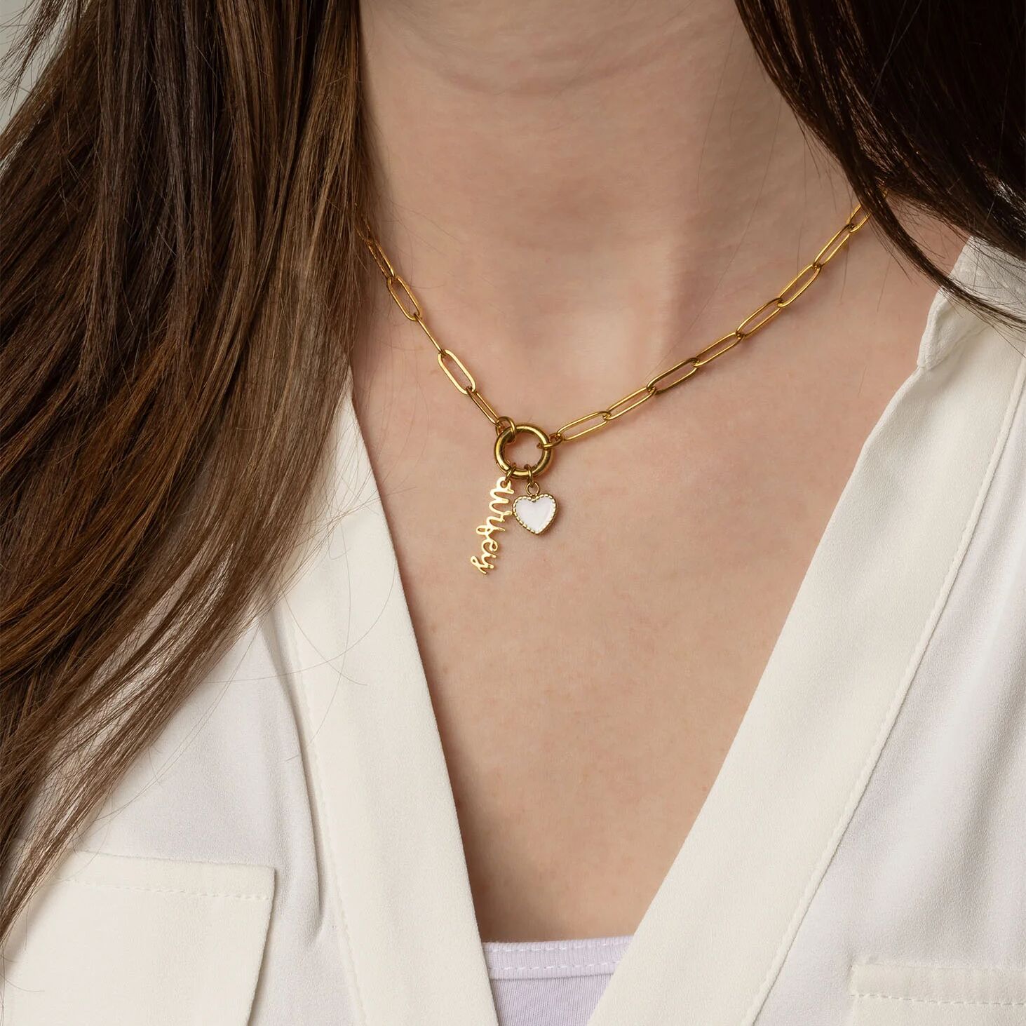 18K Gold PVD Stainless Steel Bridal Party Charm Set