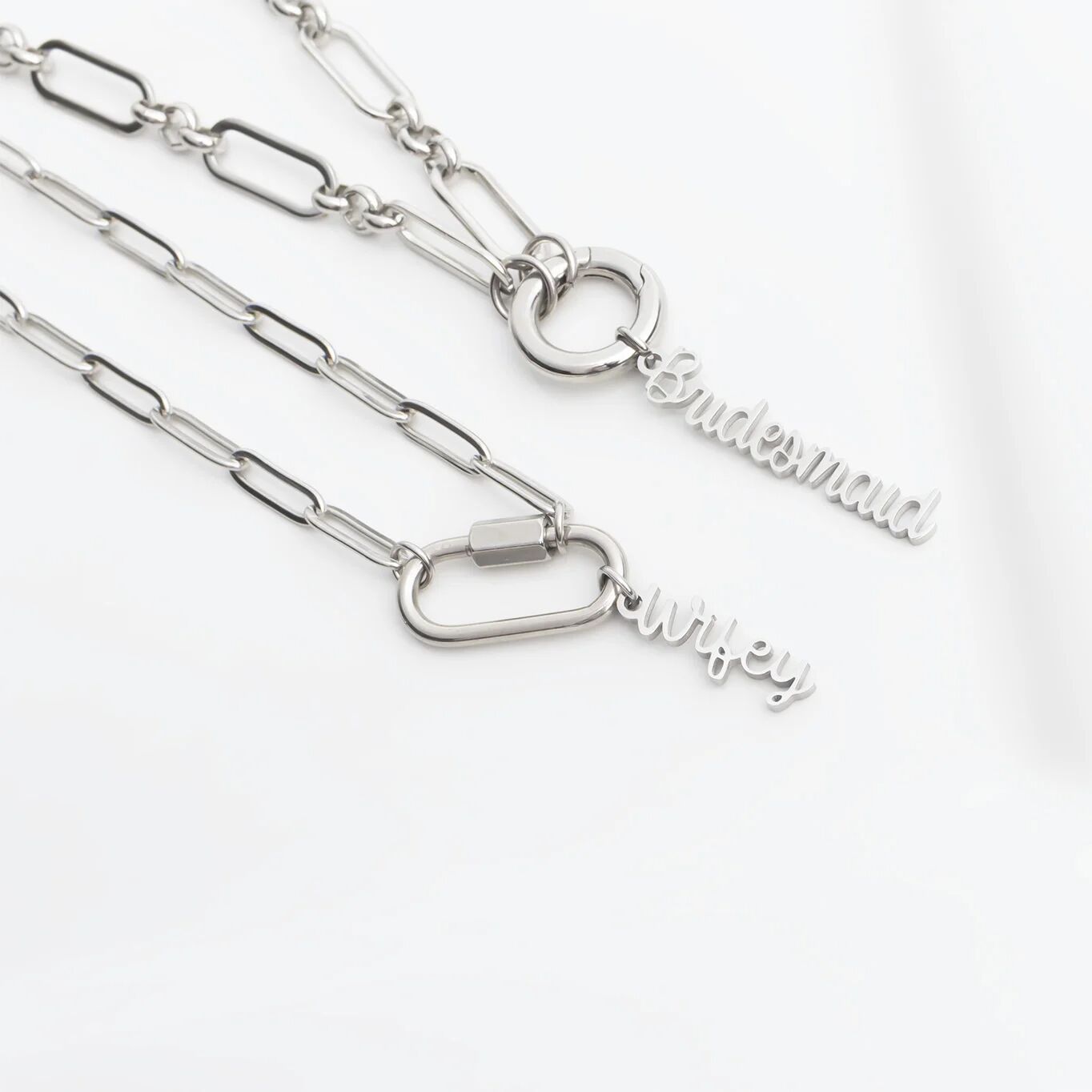 18K Gold PVD Stainless Steel Bridal Party Charm Set