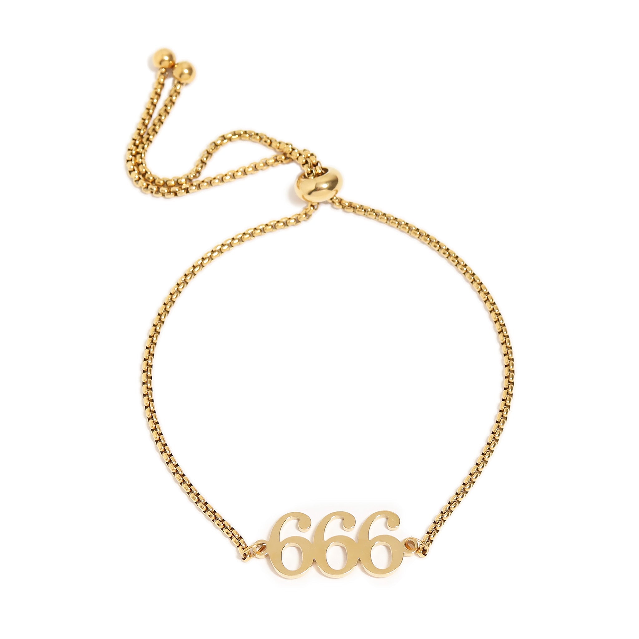 27 PC 18K Gold Stainless Steel Angel Number Bracelet Set