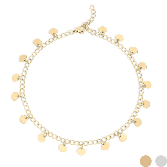 Dangle Hearts Anklet